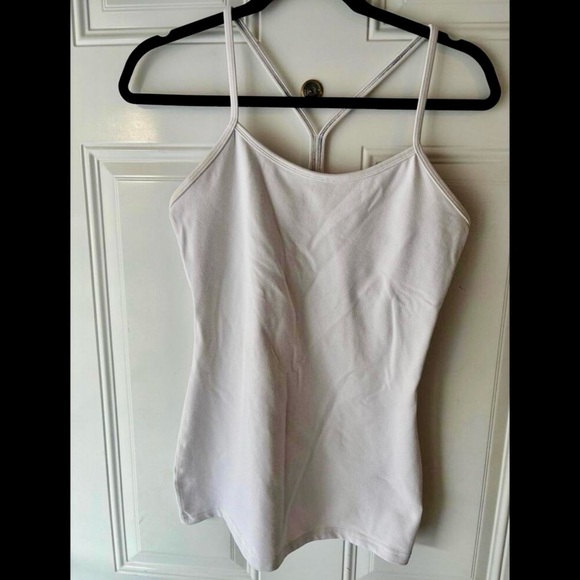 Lululemon power Y tank size 10 white - Picture 5 of 5